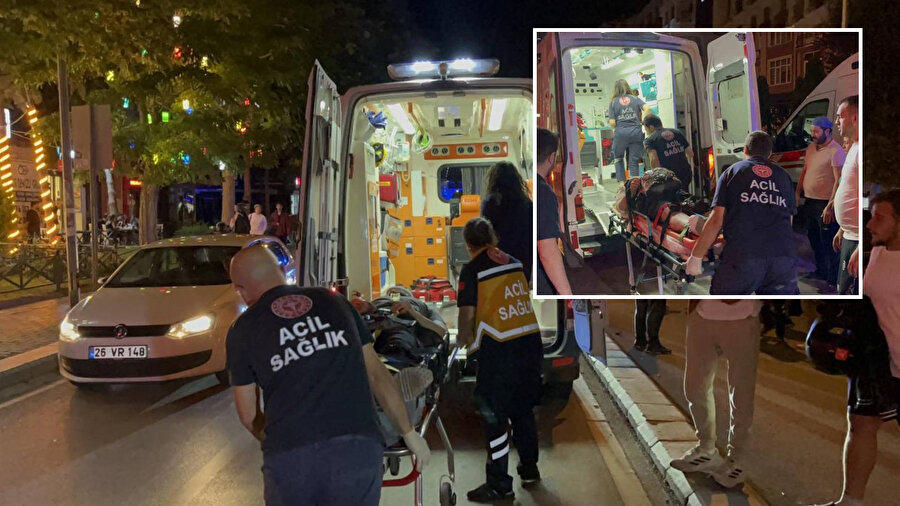 Eskişehir'de motosiklet kazası yaşandı. 