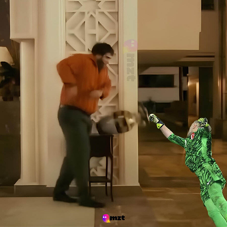 Mert Günok kurtarmaya devam ediyor