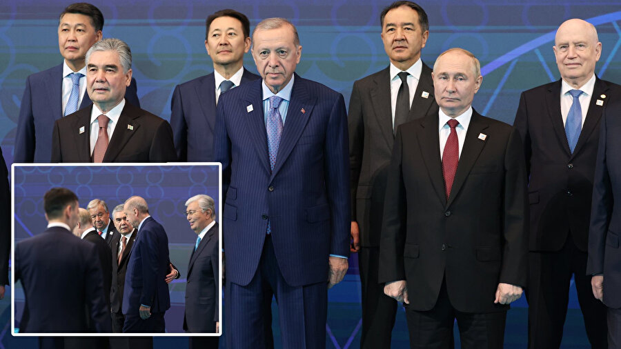 Erdoğan, Kazakistan'da.