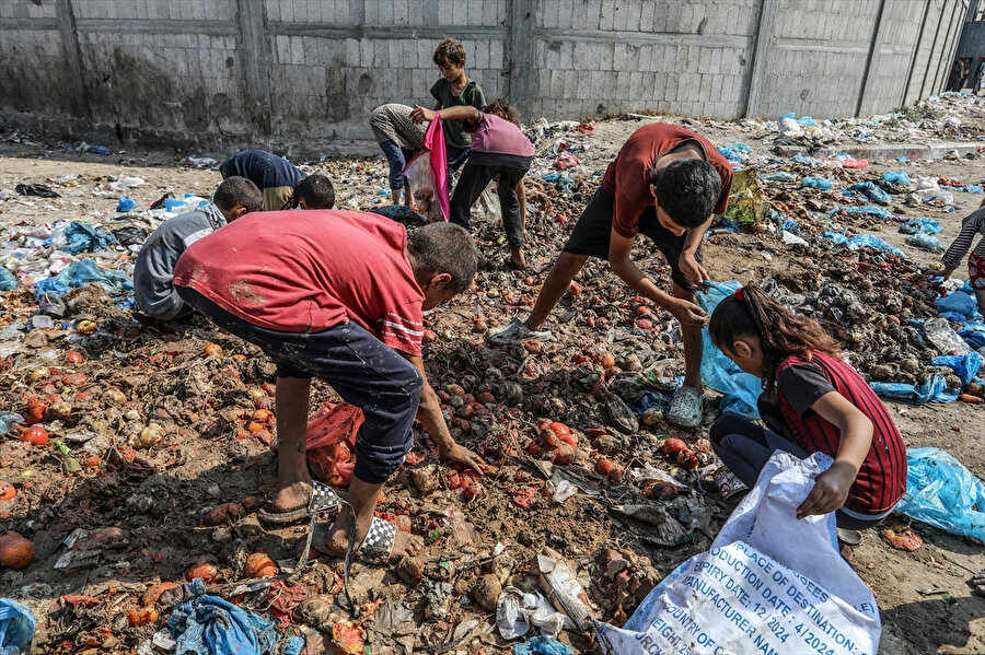 Gazze Şeridi'ndeki binlerce Filistinli, aylardır yeterli ve sağlıklı yiyecek ile temiz suya erişemiyor. 