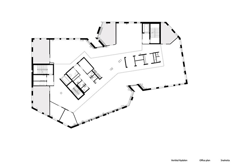 Vertikal Nydalen Ofis Planı. 