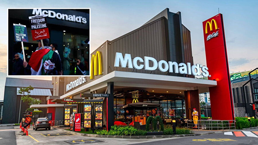 ​McDonald's'ın satışları boykottan etkilendi.