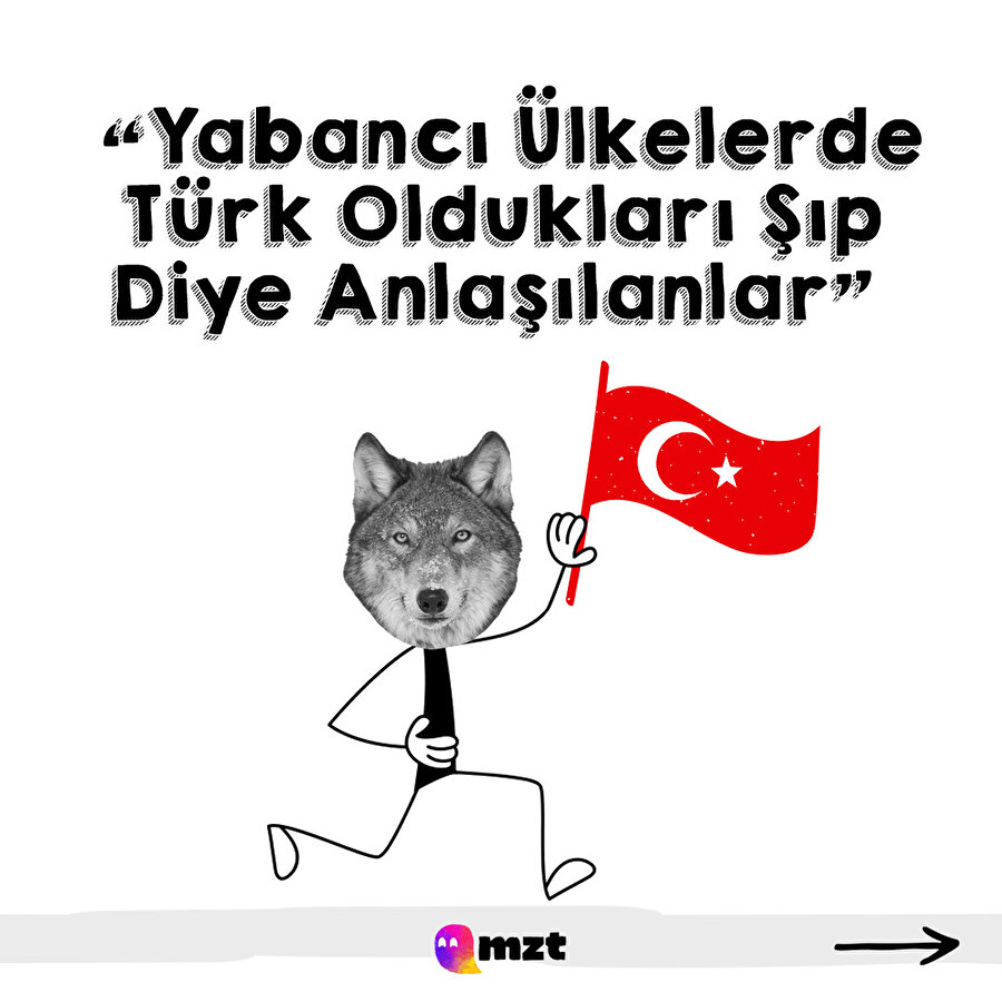 Yabancı ülkelerde Türk oldukları şıp diye anlaşılanlar