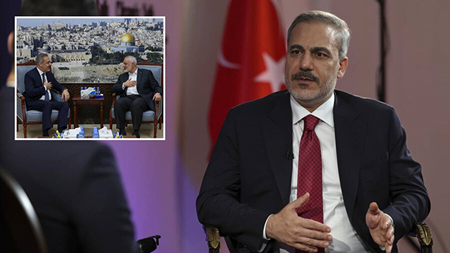 Dışişleri Bakanı Hakan Fidan ve Şehit lider İsmail Haniye