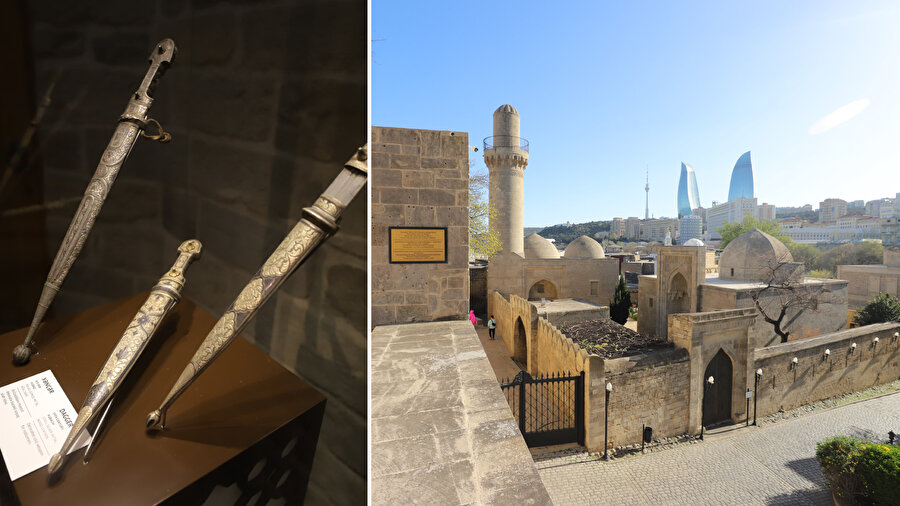 Bakü'nün tarihi yapılarından Şirvanşahlar Sarayı Osmanlı izlerini taşıyor.