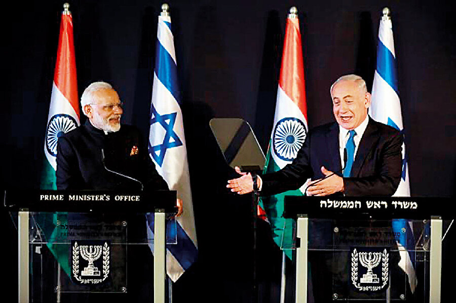 Modi ve Netanyahu.