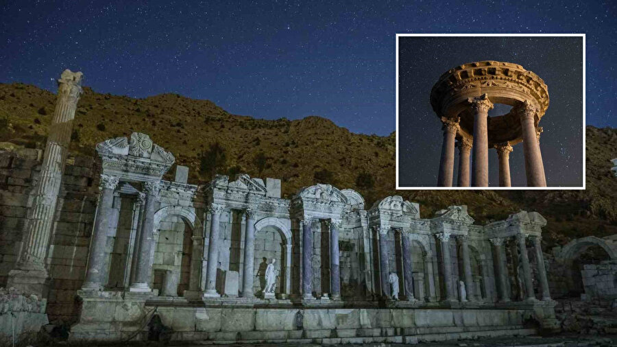 Gökyüzünün görsel şöleni Psidia’nın antik kentleriyle birleşti