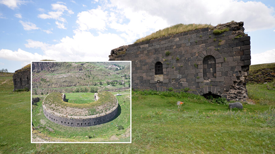 Kars'taki &quot;Gemli Tabya&quot; turizme kazandırılmayı bekliyor.