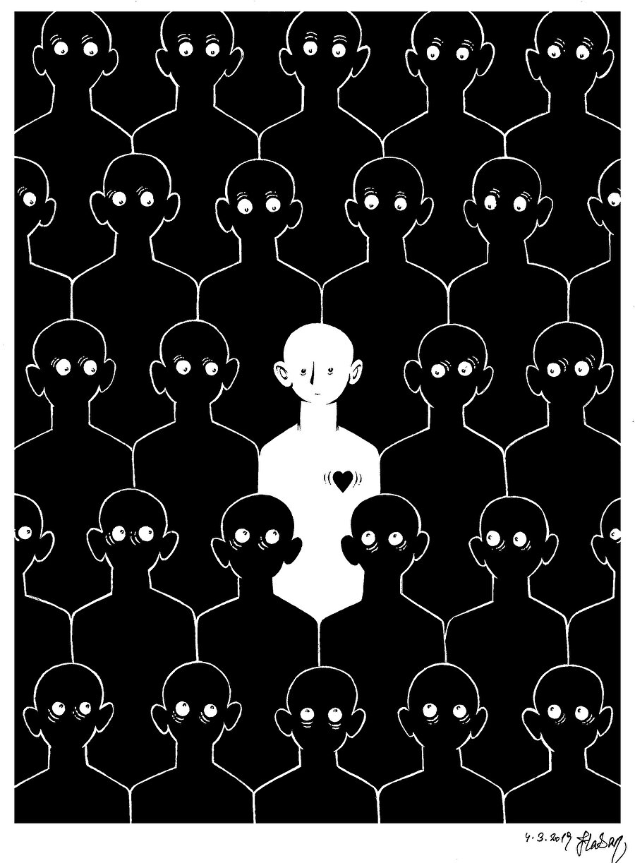 Doğru, karikatürün ekserisi fikri suretin içine hapsederken hayli miktar kırpar ve süfliliğe irca eder. Orada bir fikrin kırıntısını bile göremeyiz artık.