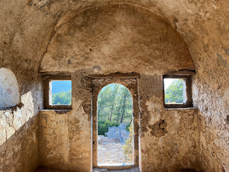 Kayaköy Örenyeri, şapel. Fotoğraf: Uluç Algan 