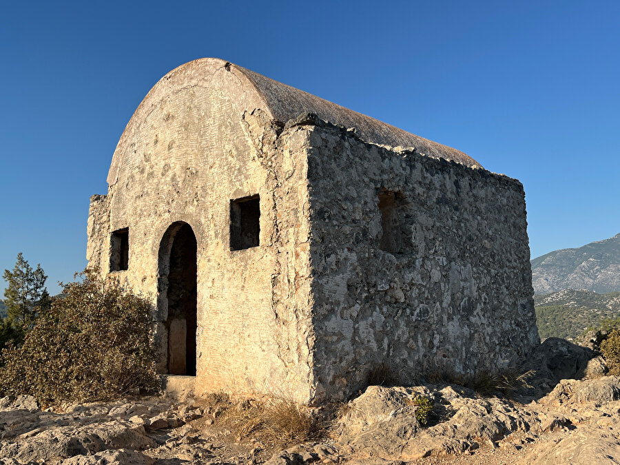 Kayaköy Örenyeri, şapel. Fotoğraf: Uluç Algan 