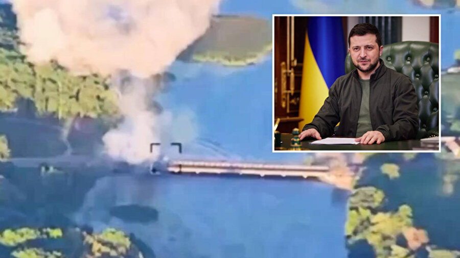 Ukrayna, imha ettiği iki köprünün stratejik amaçla olduğunu açıkladı.