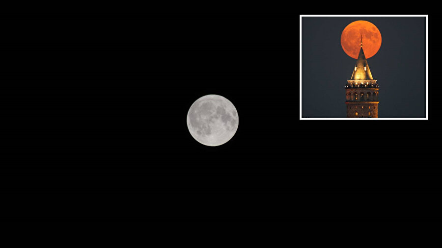 Yurdun dört bir yanından 'Süper Mavi Ay' manzaraları