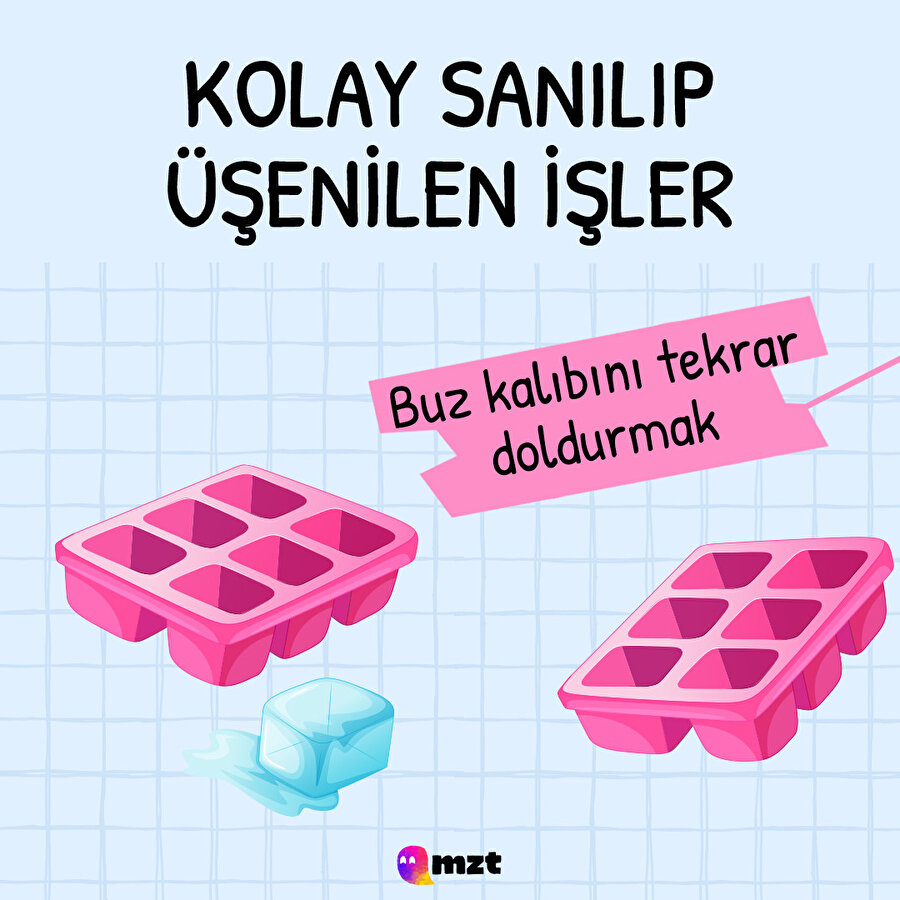 Yapmanın kolay olduğu sanılan ama üşenilen işler