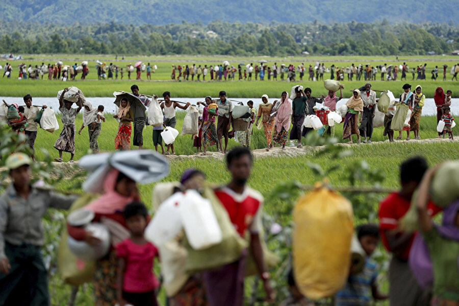 Arakanlı Müslümanların Myanmar'dan kaçışı 7. yılını geride bıraktı.