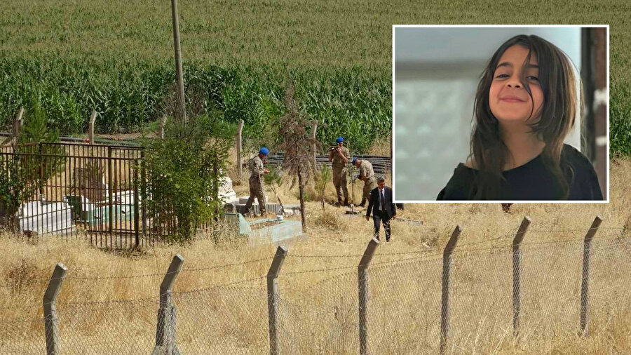 Narin Güran'ı arama çalışmaları mezarlıkta sürüyor.