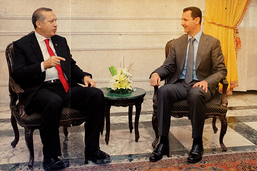 Erdoğan ve Esed.