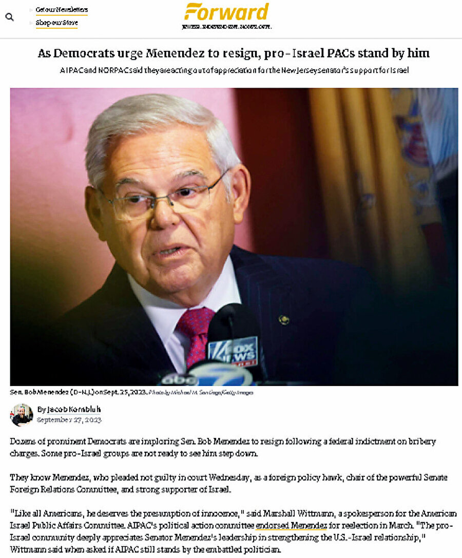 Bob Menendez.