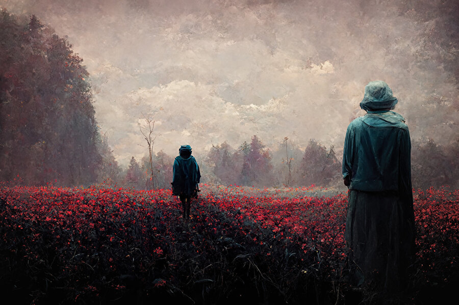 Ölümden hayata geçişin olmadığı gibi. Çay bulanık, bebek artık dönmeyecek, kefen biçek.