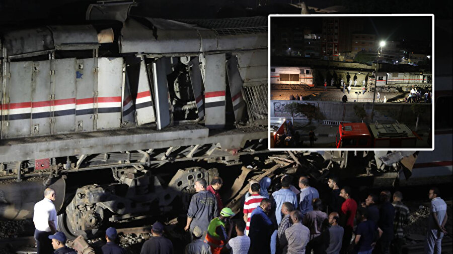 Mısır'da tren kazası