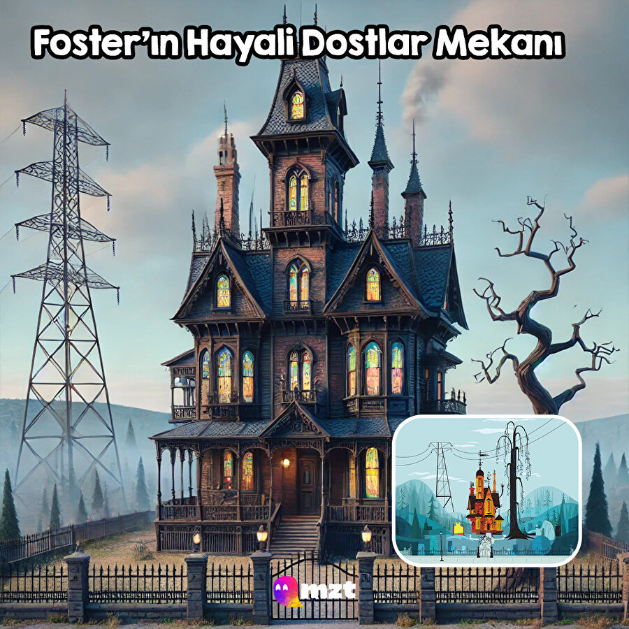 Çocukluğumuzun çizgi film mekanları gerçek olsaydı nasıl gözükürdü?