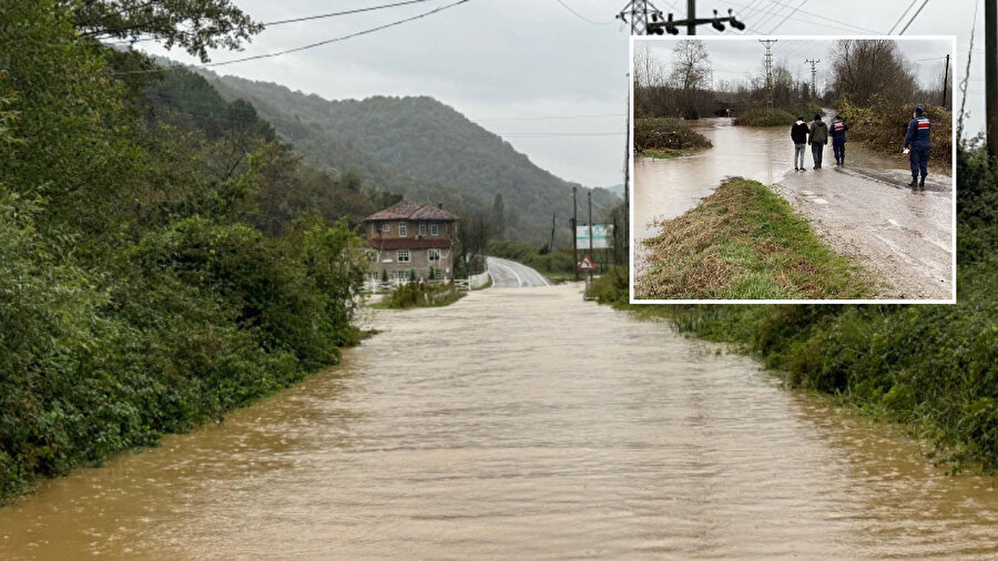 Bartın'ı sağanak vurdu.
