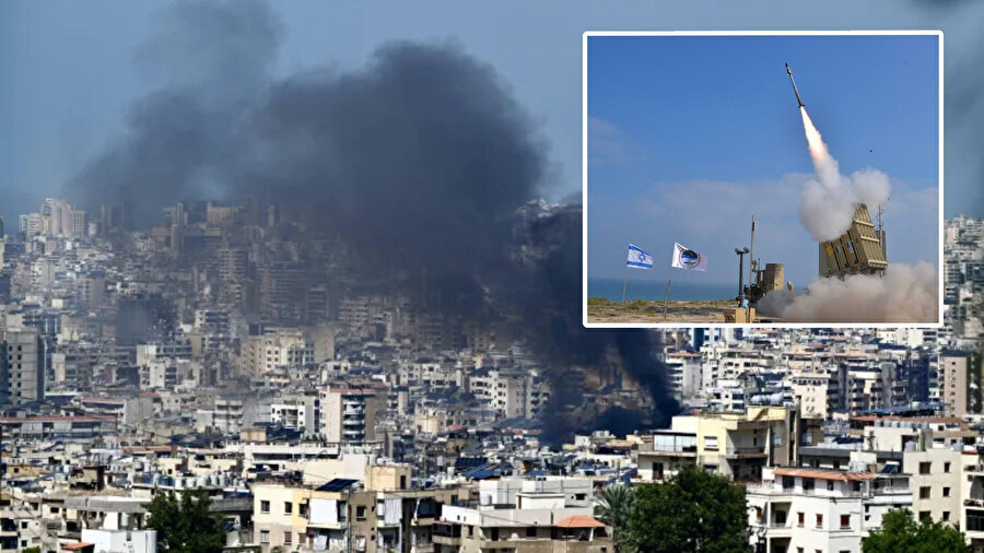 İsrail Beyrut'un Dahiye bölgesini hedef aldı.