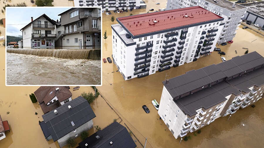 Bosna Hersek'te sel felaketi yaşandı