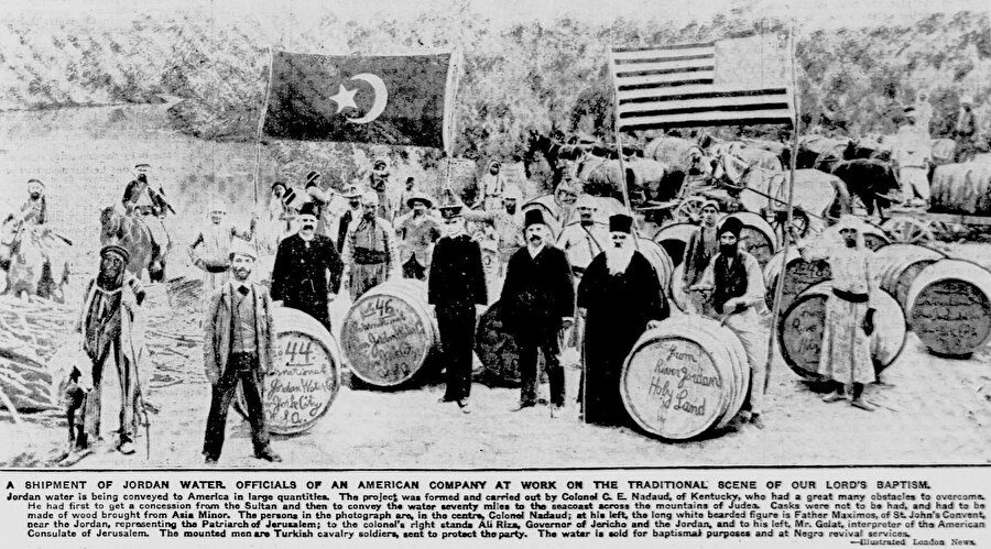 1906 yılına ait bu kare, ilk parti depolamanın gerçekleşmesi anısına çekilmiştir.