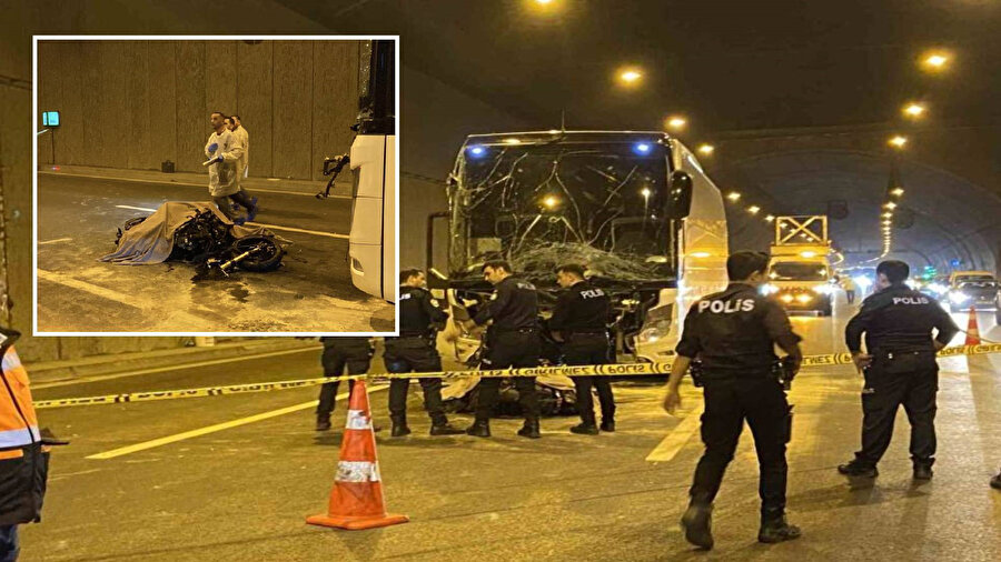 Sultangazi Cebeci Tüneli’nde kaza meydana geldi.