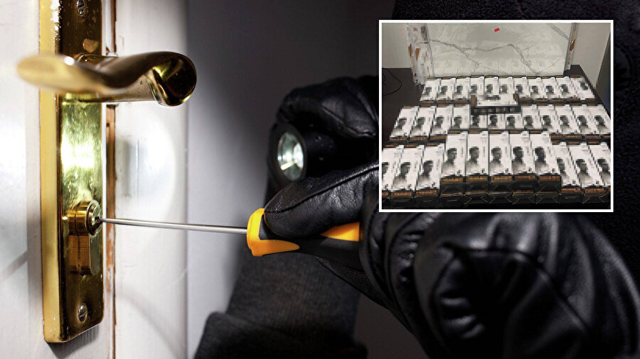 Hırsız gözaltına alındı.