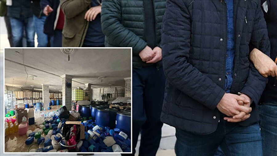 Şüphelilerin jandarmadaki işlemleri sürüyor.