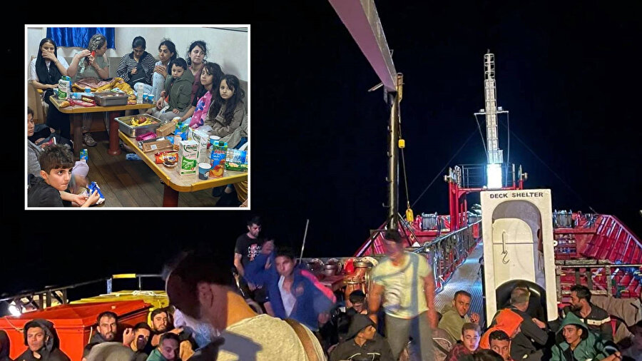 4 gün boyunca yardım bekleyen 78 göçmeni Türk kaptan kurtardı.