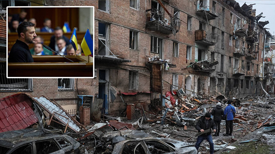 Zelenskiy, "Ukrayna'nın Zafer Planı devletimizi güçlendirmeye, konumumuzu güçlendirmeye yönelik bir plandır." dedi.