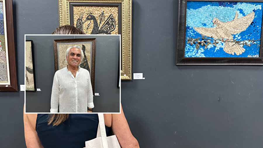 Antalya Müzesi'nde &quot;Doğal Çakıl Taş Mozaik&quot; sergisi açıldı.