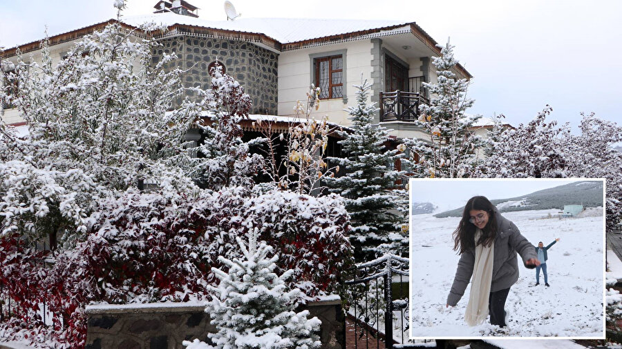 Ülkenin dört bir yanından kar manzaraları işte böyle görüntülendi