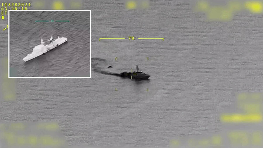 Düzensiz göçmenler Sahil Güvenlik Komutanlığı tarafından kurtarıldı.