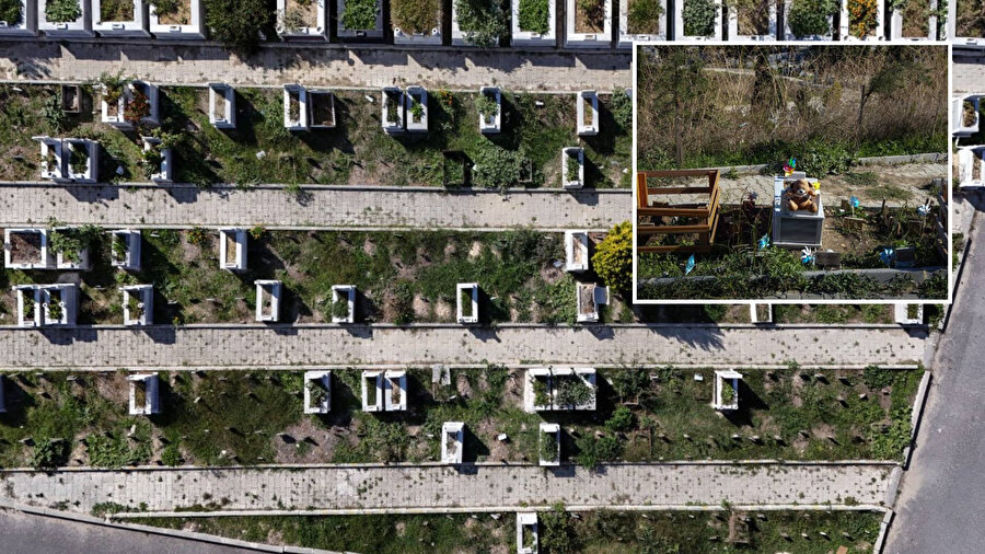 İstanbul’daki bebek mezarlıkları görüntülendi