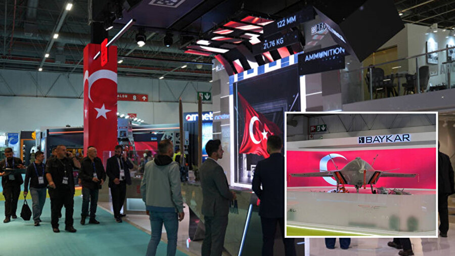 TUSAŞ saldırısı sonrası SAHA EXPO alanı Türk bayraklarıyla donatıldı