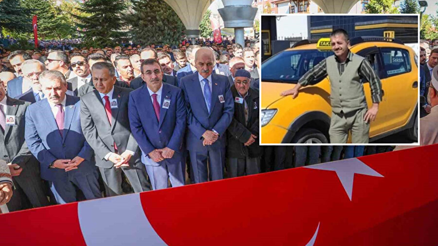 Şehit taksici Murat Arslan son yolculuğuna uğurlandı