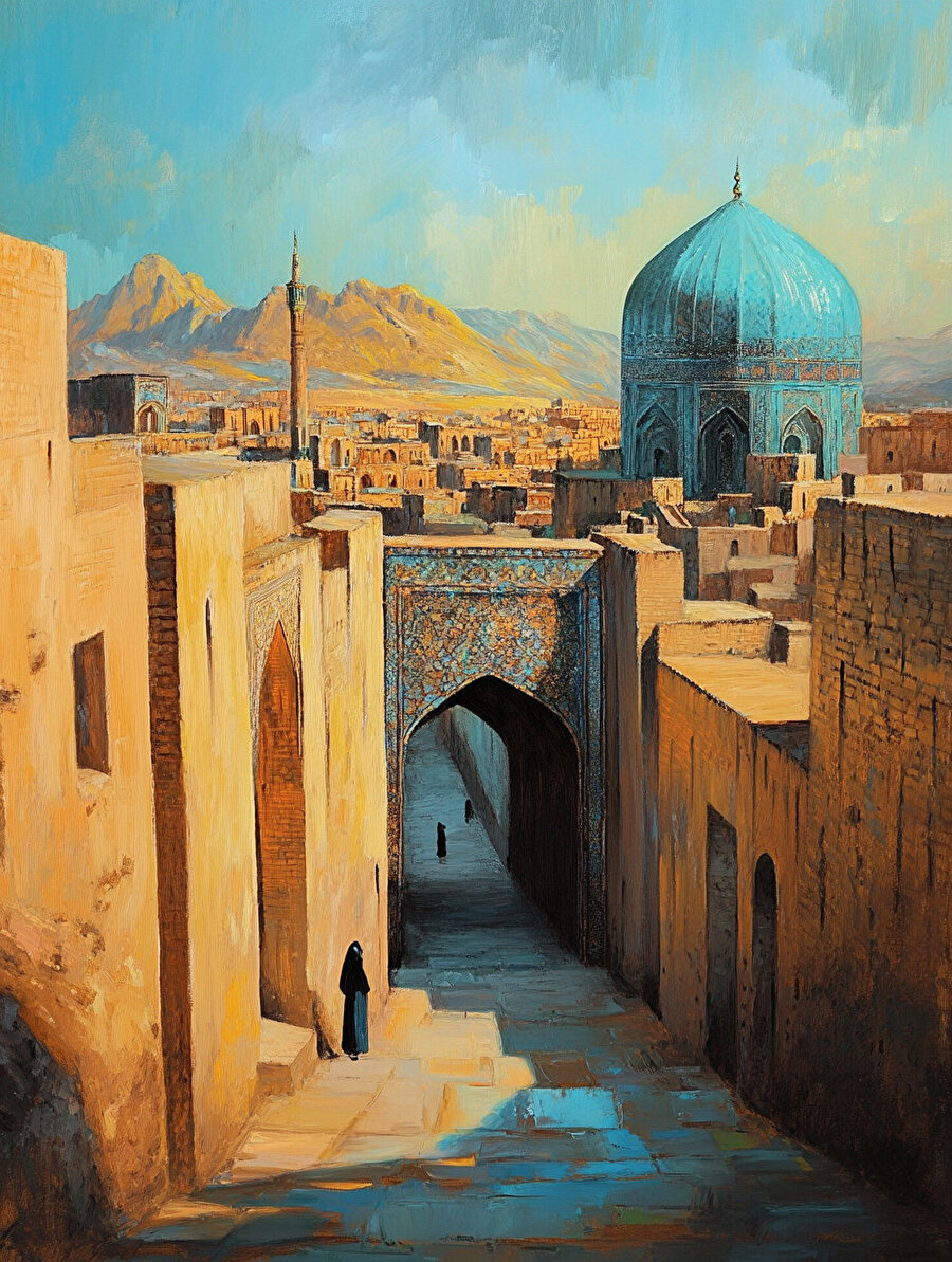 Merv Oğuzlar’ın kaderiydi, uzun örülü saçları ve rüzgâr misali atlılarıyla bu şehirde yeniden doğdu Oğuzlar.