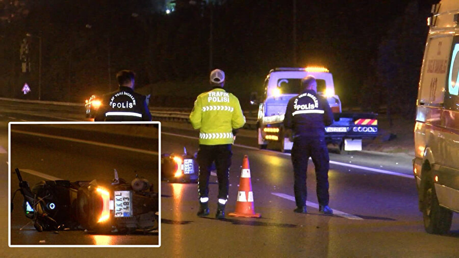İstanbul-Kağıthane TEM Otoyolu’nda motosiklet kazası: 2 kişi hayatını kaybetti