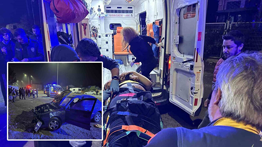 Tekirdağ'da kaza: 1'i ağır 5 yaralı