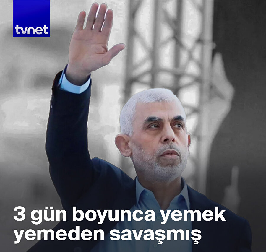 Hamas lideri Sinvar, şehit olmadan önce 3 gün boyunca hiçbir şey yememiş