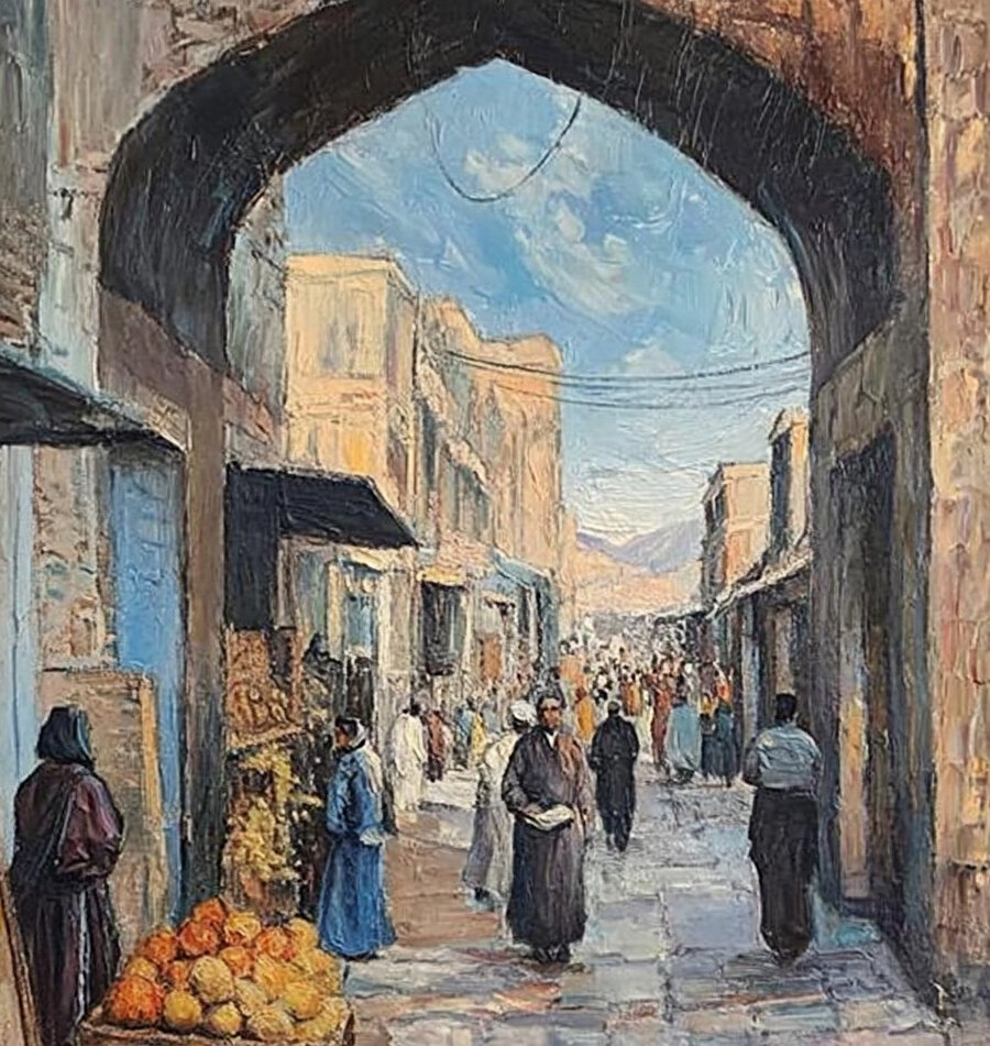 En az bin yıllık bir şarkı çınlıyor kulaklarımda, Nişabur makamında.