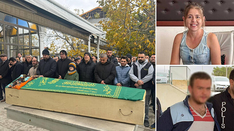 Hayatını kaybeden anne son yolculuğuna uğurlandı.