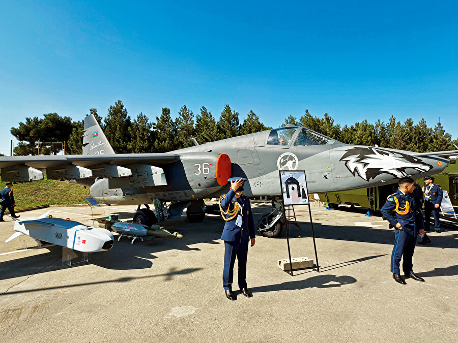 Azerbaycan - Su-25 savaş uçağı.