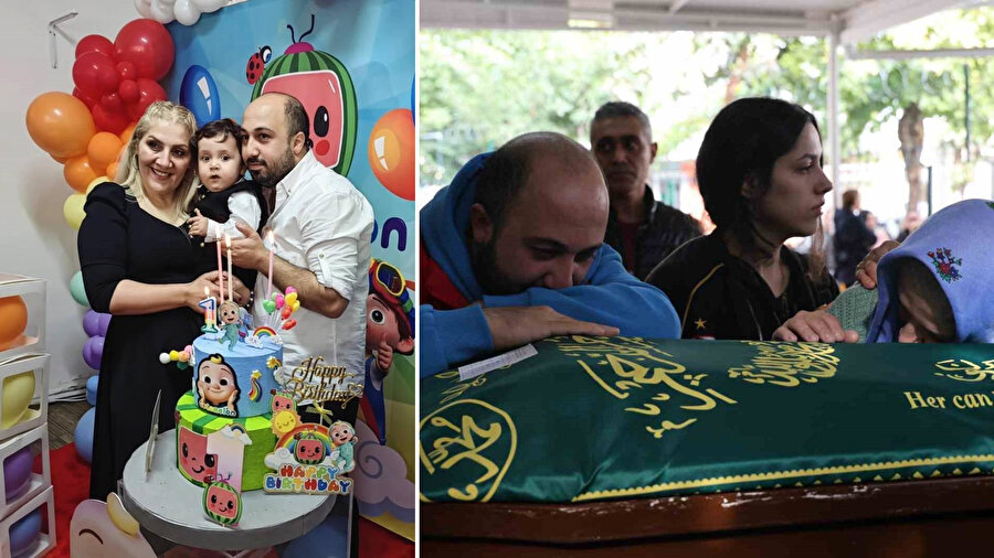 Yanlış yapılan ilaçlama sebebiyle yaşamını kaybeden Altay bebek toprağa verildi.