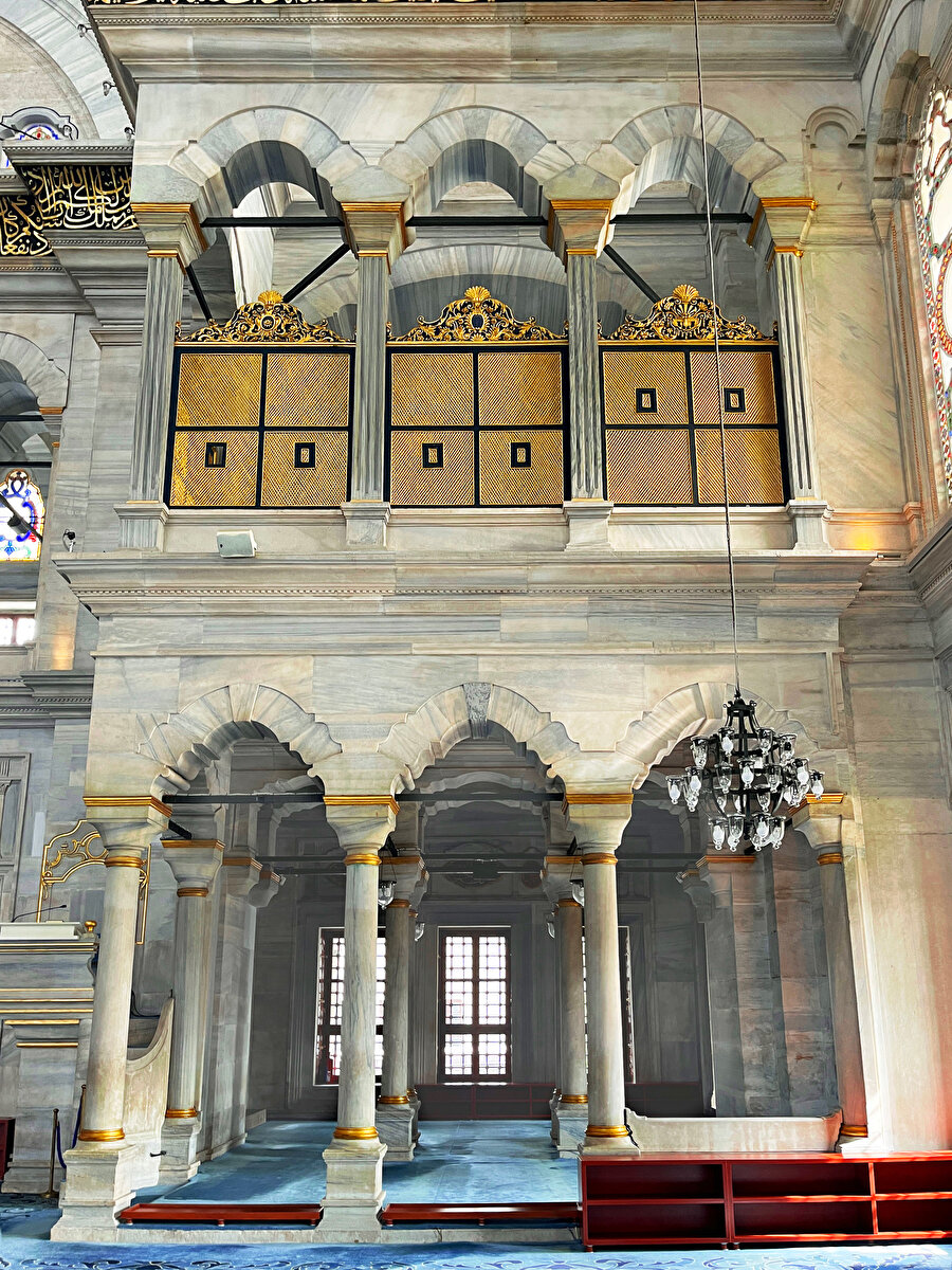 Nuruosmaniye Camii, Hünkâr Mahfili. Fotoğraf: Uluç Algan 