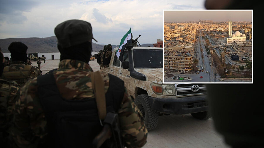 Esed karşıtı gruplar Hama'ya doğru ilerliyor.